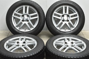 中古 スタッドレス タイヤ ホイール 4本セット 14インチ 5.5J +45 PCD 100175/65R14 82Q Weds 製ホイール【 グッドイヤー 製 スタッドレ