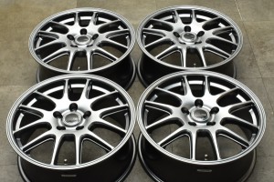 【中古】中古ホイール4本セット 17インチ 7.0J×17 +48 JAPAN三陽【ホイールのみ】【A71827】