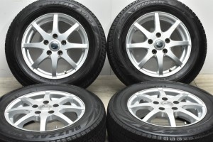 中古 スタッドレス タイヤ ホイール 4本セット 15インチ 6J +45 PCD 114.3195/65R15 91Q ブリヂストン 製ホイール【 ブリヂストン 製 ス