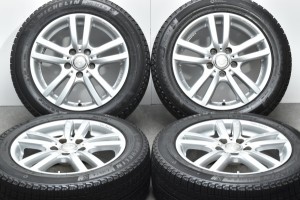 中古 スタッドレス タイヤ ホイール 4本セット 16インチ 6.5J +50 PCD 112205/55R16 94H トピー 製ホイール【 ミシュラン 製 スタッドレ