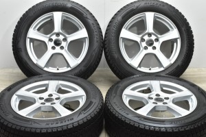 中古 スタッドレス タイヤ ホイール 4本セット 17インチ 7J +40 PCD 108225/60R17 99Q TRG 製ホイール【 ブリヂストン 製 スタッドレスタ