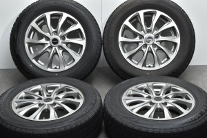 中古 スタッドレス タイヤ ホイール 4本セット 15インチ 6J +53 PCD 114.3195/65R15 91Q ブリヂストン 製ホイール【 ブリヂストン 製 ス