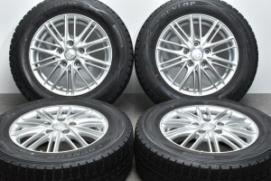 中古 スタッドレス タイヤ ホイール 4本セット 16インチ 6J +53 PCD 114.3195/65R15 91Q ブリヂストン 製ホイール【 ダンロップ 製 スタ