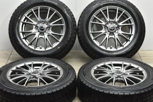 中古 スタッドレス タイヤ ホイール 4本セット 14インチ 5.5J +43 PCD 100175/65R14 82Q ホットスタッフ 製ホイール【 ダンロップ 製 ス