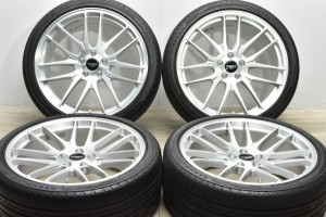 中古タイヤホイール 4本セット 20インチ 8.5J +25 PCD 114.3 245/35R20 95W TWS 製ホイール【 ブリヂストン 製 タイヤ付き】