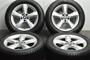 中古 スタッドレス タイヤ ホイール 4本セット 18インチ 8.5J +46 PCD 120255/55R18 109Q BMW 純正 ホイール【 ブリヂストン 製 スタッド