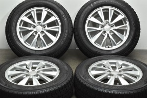 中古 スタッドレス タイヤ ホイール 4本セット 15インチ 6J +48 PCD 100195/65R15 91Q スバル インプレッサ 純正 ENKEI製【 トーヨー 製 