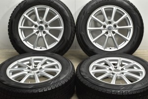 中古 スタッドレス タイヤ ホイール 4本セット 17インチ 7J +38 PCD 114.3225/60R17 99Q ブリヂストン 製ホイール【 ヨコハマ 製 スタッ