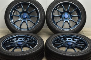 中古タイヤホイール 4本セット 16インチ 5.5J +45 PCD 100 195/50R16 84V ヨコハマ 製ホイール【 オートバックス 製 タイヤ付き】