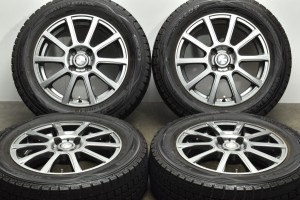 中古 スタッドレス タイヤ ホイール 4本セット 15インチ 5.5J +38 PCD 100185/65R15 88Q ビッグウェイ 製ホイール【 ダンロップ 製 スタ