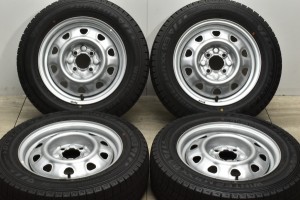 中古 スタッドレス タイヤ ホイール 4本セット 14インチ 5J +38.5 PCD 100175/65R14 82Q トピー 製ホイール【 ダンロップ 製 スタッドレ