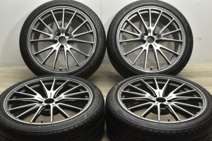 中古タイヤホイール 4本セット 20インチ 9J +23 PCD 114.3 245/40R20 95W TWS 製ホイール【 ブリヂストン 製 タイヤ付き】