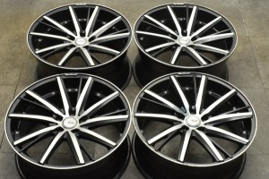 中古ホイール 4本セット 20インチ 8.5J +35 9.5J +38 PCD 114.3 共豊 シュタイナー SF-V　