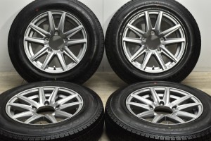 中古 スタッドレス タイヤ ホイール 4本セット 16インチ 5.5J +22 PCD 139.7175/80R16 91Q 共豊 製ホイール【 グッドイヤー 製 スタッド