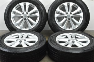 中古タイヤホイール 4本セット 17インチ 7J +45 PCD 114.3 225/65R17 102H ニッサン純正 ホイール【 グッドイヤー 製 タイヤ付き】