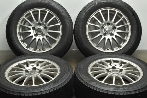 中古 スタッドレス タイヤ ホイール 4本セット 16インチ 6.5J +46 PCD 114.3215/60R16 95Q ブリヂストン 製ホイール【 ブリヂストン 製 