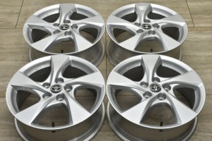 中古ホイール 4本セット 17インチ 6.5J +45 PCD 114.3 トヨタ純正 ホイール