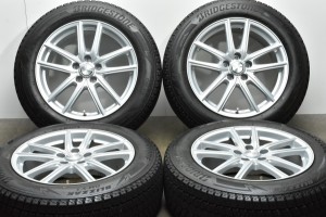 中古 スタッドレス タイヤ ホイール 4本セット 18インチ 8J +45 PCD 114.3225/60R18 100Q ブリヂストン 製ホイール【 ブリヂストン 製 ス