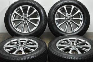 中古 スタッドレス タイヤ ホイール 4本セット 17インチ 7J +48 PCD 114.3225/65R17 102Q ホットスタッフ 製ホイール【 ヨコハマ 製 スタ