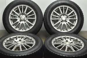 中古 スタッドレス タイヤ ホイール 4本セット 15インチ 6J +53 PCD 114.3195/65R15 91Q ウェッズ 製ホイール【 グッドイヤー 製 スタッ