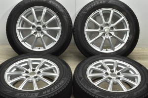 中古 スタッドレス タイヤ ホイール 4本セット 17インチ 7J +45 PCD 114.3225/60R17 99Q ブリヂストン 製ホイール【 ブリヂストン 製 ス