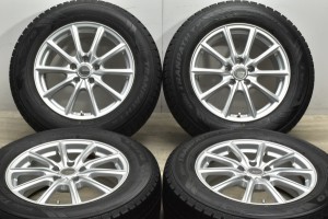 中古 スタッドレス タイヤ ホイール 4本セット 17インチ 7J +45 PCD 114.3225/65R17 102Q ブリヂストン エコフォルム 【 トーヨー 製 ス