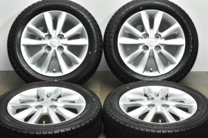 中古 スタッドレス タイヤ ホイール 4本セット 14インチ 4.5J +45 PCD 100155/65R14 75Q ダイハツ純正 ホイール【 ダンロップ 製 スタッ