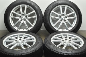 中古 スタッドレス タイヤ ホイール 4本セット 18インチ 8J +45 PCD 114.3225/60R18 100Q ブリヂストン 製ホイール【 ブリヂストン 製 ス