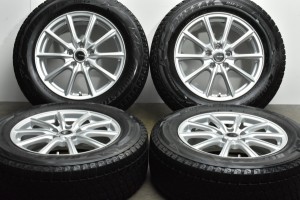 中古 スタッドレス タイヤ ホイール 4本セット 17インチ 7J +45 PCD 114.3225/65R17 102Q ブリヂストン 製ホイール【 ブリヂストン 製 ス