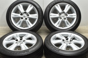 中古タイヤホイール 4本セット 16インチ 7J +45 PCD 114.3 205/55R16 89W レクサス 純正 ホイール【 ブリヂストン 製 タイヤ付き】