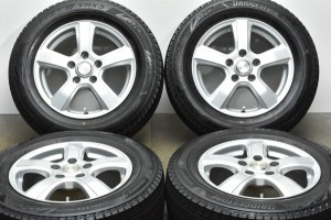 中古 スタッドレス タイヤ ホイール 4本セット 15インチ 6J +53 PCD 114.3195/65R15 91Q YFC 製ホイール【 ブリヂストン 製 スタッドレス