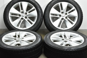 中古 スタッドレス タイヤ ホイール 4本セット 17インチ 7J +39 PCD 114.3215/55R17 94Q レクサス HS 純正【 ピレリ 製 スタッドレスタイ