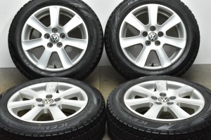 中古 スタッドレス タイヤ ホイール 4本セット 15インチ 6.5J +35 PCD 100185/60R15 88Q ボルベット 製ホイール【 ピレリ 製 スタッドレ