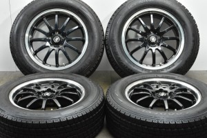 中古 スタッドレス タイヤ ホイール 4本セット 17インチ 7J +48 PCD 114.3225/65R17 102Q BADX 製ホイール【 グッドイヤー 製 スタッドレ