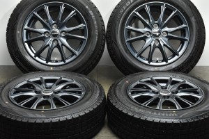 中古 スタッドレス タイヤ ホイール 4本セット 14インチ 5.5J +45 PCD 100175/70R14 84Q ホットスタッフ 製ホイール【 ダンロップ 製 ス