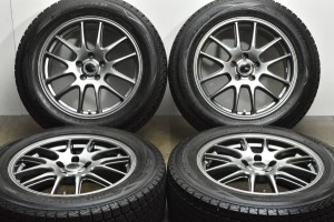 中古 スタッドレス タイヤ ホイール 4本セット 18インチ 7.5J +48 PCD 114.3235/60R18 107Q モンツァジャパン 製ホイール【 ダンロップ 