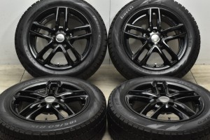 中古 スタッドレス タイヤ ホイール 4本セット 15インチ 6J +33 PCD 100185/60R15 88Q レアマイスター 製ホイール【 ピレリ 製 スタッド