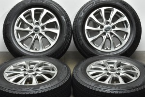 中古 スタッドレス タイヤ ホイール 4本セット 15インチ 6J +45 PCD 114.3195/65R15 91Q ブリヂストン 製ホイール【 ブリヂストン 製 ス