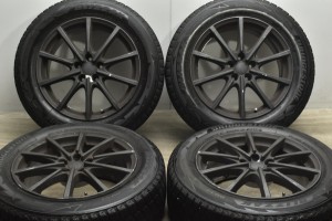 中古 スタッドレス タイヤ ホイール 4本セット 18インチ 8J +35 PCD 114.3235/60R18 107Q 社外 製ホイール【 ブリヂストン 製 スタッドレ