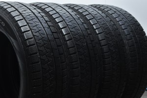 中古 スタッドレス タイヤ 4本セット 225/65R17 102Q スタッドレスタイヤのみ 【 ピレリ 製 アイスアシンメトリコ】