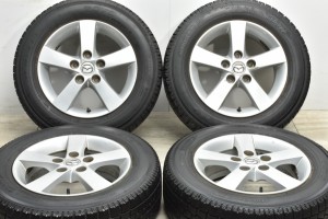 中古 スタッドレス タイヤ ホイール 4本セット 15インチ 6J +52.5 PCD 114.3195/65R15 91Q マツダ 純正 ホイール【 トーヨー 製 スタッド