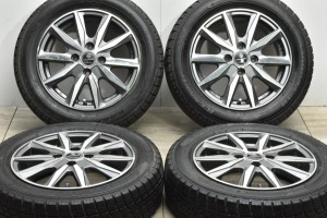 中古 スタッドレス タイヤ ホイール 4本セット 14インチ 4.5J +45 PCD 100165/65R14 79Q 共豊ENKEI製 ホイール【 グッドイヤー 製 スタッ