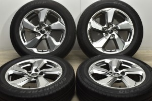 中古タイヤホイール 4本セット 18インチ 7J +35 PCD 114.3 225/60R18 110H 光岡 純正 ホイール【 ダンロップ 製 タイヤ付き】