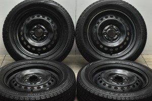 中古 スタッドレス タイヤ ホイール 4本セット 14インチ 4.5J +40 PCD 100155/65R14 75Q ホンダ純正 ホイール【 ブリヂストン 製 スタッ