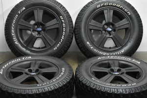 中古タイヤホイール 4本セット 16インチ 6.5J +48 PCD 100 LT225/70R16 102/99R スバル 純正 ホイール【 BFグッドリッチ 製 タイヤ付き】