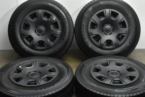 中古 スタッドレス タイヤ ホイール 4本セット 15インチ 6J +35 PCD 139.7195/80R15 107/105L LT トヨタ 純正 ホイール【 ヨコハマ 製 ス