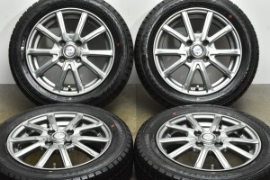 中古 スタッドレス タイヤ ホイール 4本セット 14インチ 4.5J +45 PCD 100155/65R14 75Q EXPLODE 【2022年製 グッドイヤー 製 スタッドレ