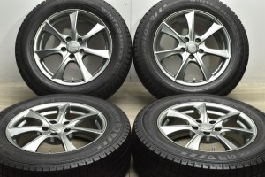 中古 スタッドレス タイヤ ホイール 4本セット 17インチ 7J +38 PCD 114.3225/60R17 99Q オートバックス 製ホイール【 ダンロップ 製 ス