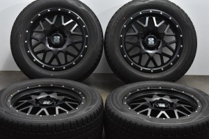 中古 スタッドレスタイヤホイール 4本セット 20インチ 8.5J +45 PCD 150 285/50R20 112Q MLJ エクストリームJ XJ04【 ダンロップ 製 スタ