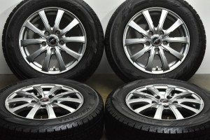 中古 スタッドレス タイヤ ホイール 4本セット 15インチ 6J +53 PCD 114.3195/65R15 91Q Weds 製ホイール【 ヨコハマ 製 スタッドレスタ